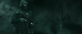 Image Soldiers Gas Mask Headphones Assault Rifle Special