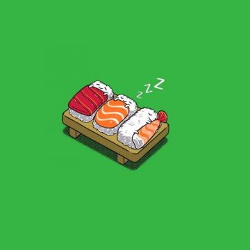 Sushi Wallpaper Top Background