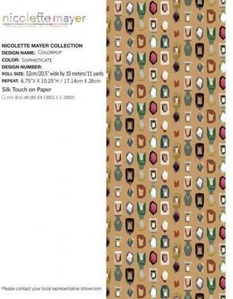 Colorpop Sophisticate Wallpaper The Nicolette Mayer Collection