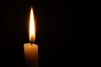 Single Candle Flame On Horizontal Black Background Davita Stories