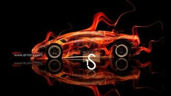 Lamborghini Diablo Vt Side Fire Car HD Wallpaper Design By Tony