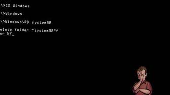 Black Error Funny Computer Wallpaper HD