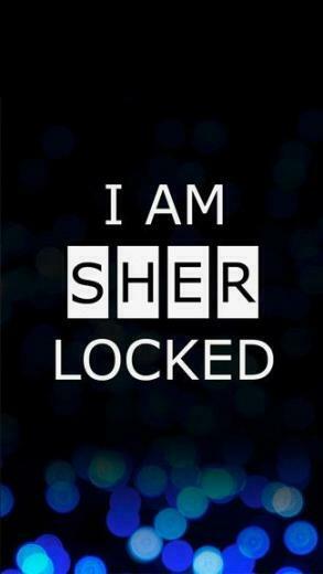 Am Sherlocked iPhone 5c 5s Wallpaper Lock S