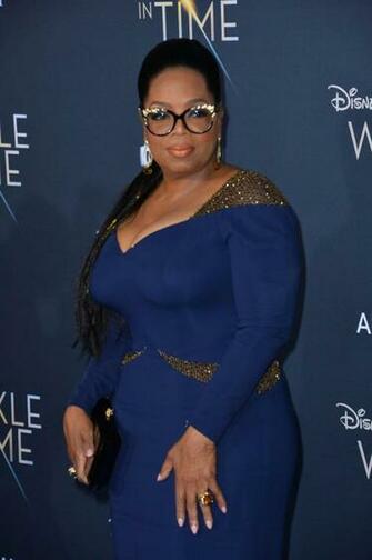 Oprah Winfrey Stills At A Wrinkle In Time Premiere Los