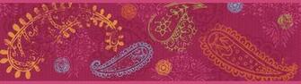 Pink Paisley Wallpaper York Wallcovering