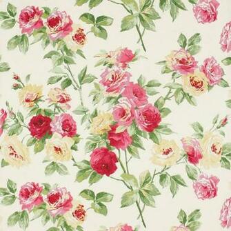 Wallpaper Rose Yellow Dviweg101 Sanderson Vintage