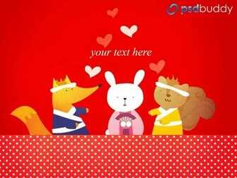 Japanese Cute Dolls Wallpaper In Red Background You Can Simply Put
