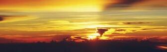 The Setting Sun iPhone Panoramic Wallpaper iPad