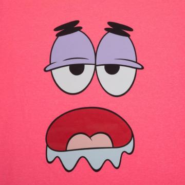 Mens Pink Spongebob Squarepants Cartoon Character Patrick Graphic