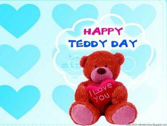 Happy Teddy Day Bear HD Wallpaper And Quotes