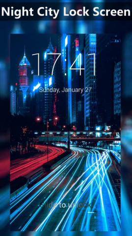 Night City Lock Screen Wallpaper For Android Apk