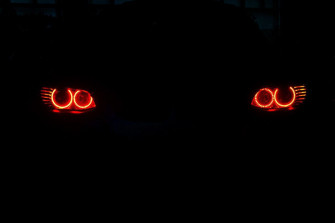 Bmw Series M3 E92 Lights Angel Eyes Car Poster