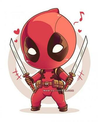 Chibi Deadpool By Iksia