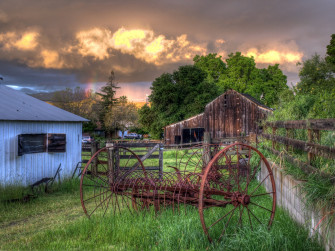 Farms Building Rustic Farm Barn Vintage Wallpaper HD