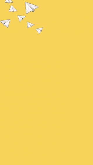 Aesthetic iPhone With A Bright Yellow Wallpaper