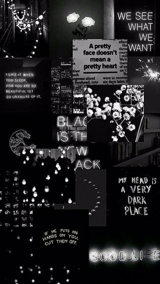 In Black Aesthetic Wallpaper Cute