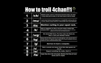 4chan Humor Trolling Monochrome S Text Only Trolls Troll How HD