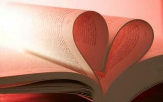 Love Book Heart Creative Wallpaperup Net