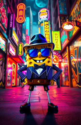 Gangster Spongebob Wallpaper