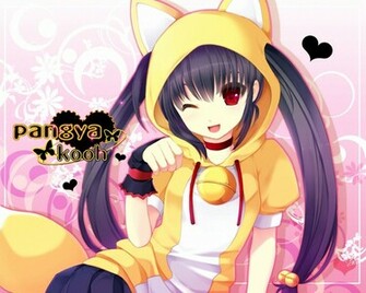 Anime Super Fan Image Neko Girl HD Wallpaper And Background Photos