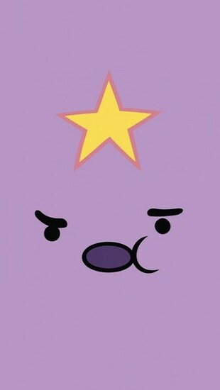Adventure Time Lumpy Space Princess iPhone Wallpaper