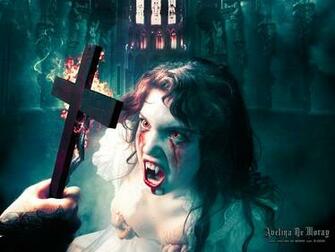 Cross Women Girl Blood Wallpaper