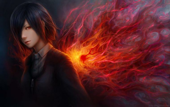 Kirishima Touka Tokyo Ghoul By Jxbp
