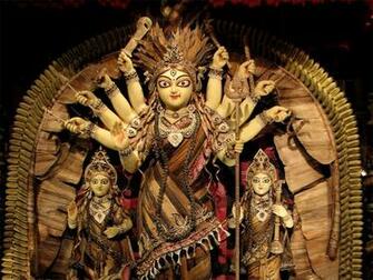 Home Religious Wallpaper Goddess Maa Durga Puja