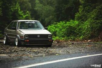Mk2 Volkswagen Jetta Coupe Tuning Custom Wallpaper