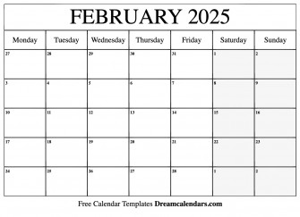 February Calendar With National Holidays List Pdf Editor Wallpaper