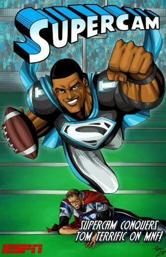Heroes4us Carolina Panthers Cam Newton Supercam