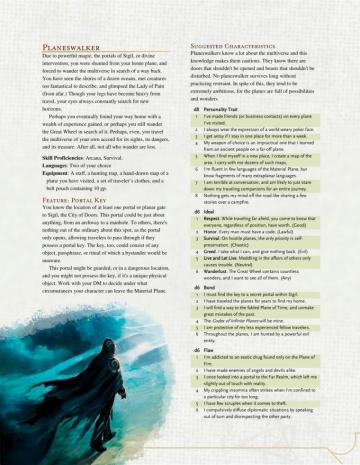 Dnd 5e Homebrew Background Dungeons And