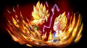 Goku Vegeta Vs Anime Dragonball HD Desktop Wallpaper
