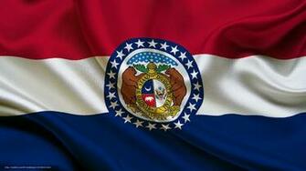 Wallpaper Flag State Missouri Of