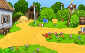 Cartoon Background Wallpaper For