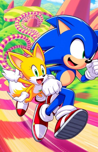 Sonic And Tails Wallpaper
