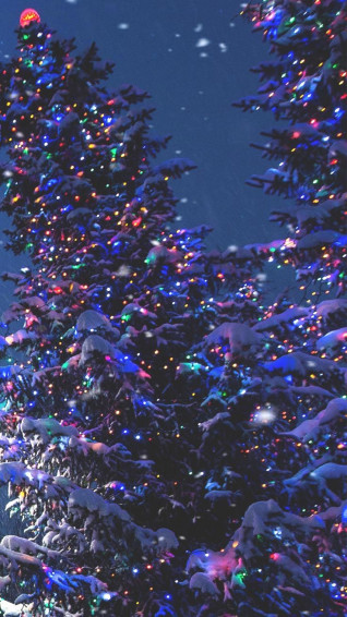 Merry Preppy Christmas iPhone Wallpaper