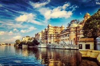 3d Wallpaper Of Udaipur On The Shores Lake Pikola India