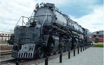 Pin Bigboy Train Union Pacific Monochrome Dual Screen HD Wallpaper Of