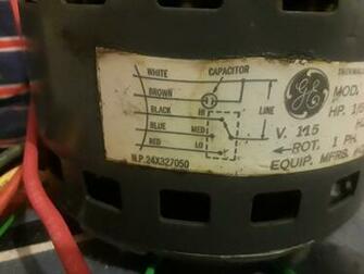 Hvac Rheem Blower Motor Hp Rpm