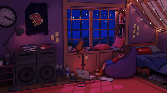 Lo Fi Room Wallpaper