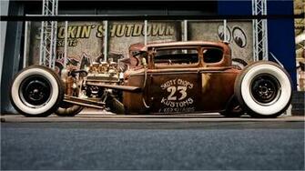 Vntage Hot Rod Wallpaper