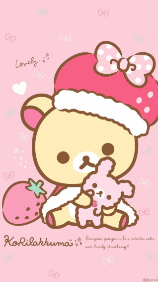 On Rilakkuma Wallpaper