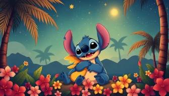 Stitch And Angel Couple Wallpaper