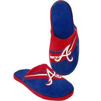 Atlanta Braves Big Logo Slide Slipper Mlb Shop Clipart Best