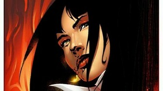 Black Haired Vampirella Wallpaper Background