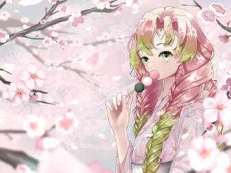Mitsuri Kanroji HD Wallpaper And Background