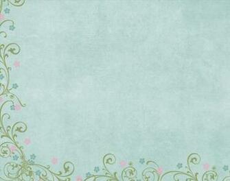Flower Scroll Blue Background Wallpaper For Powerpoint Presentations