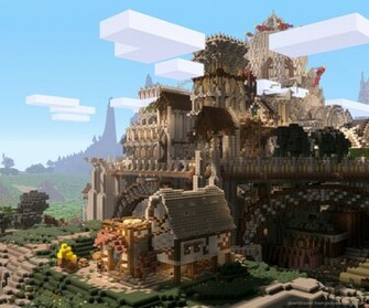 Epic Minecraft Background Link To This Wallpaper