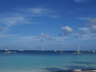 Boracay Island Scenery And Ocean Wallpaper